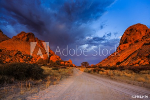 Picture of Group of bald granite peaks - Spitzkoppe Damaraland Namibia